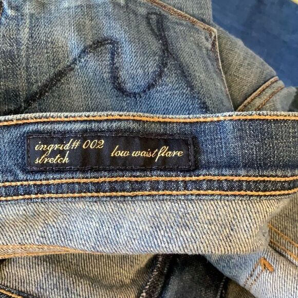 Citizens of Humanity Women Stretch Jeans Ingrid #002 Low Waist Flair size 30 - Picture 8 of 11